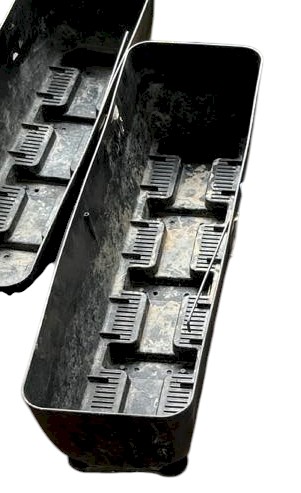 Plastic rectangular planter box