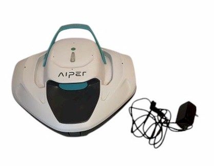 AIPER Seagull Cordless Robotic Pool Cleaner, Pool Vacuum Lasts 90 Mins, LED Indicator, Self-Parking, Ideal for Above-Ground Flat Pool up to 860 sq.ft