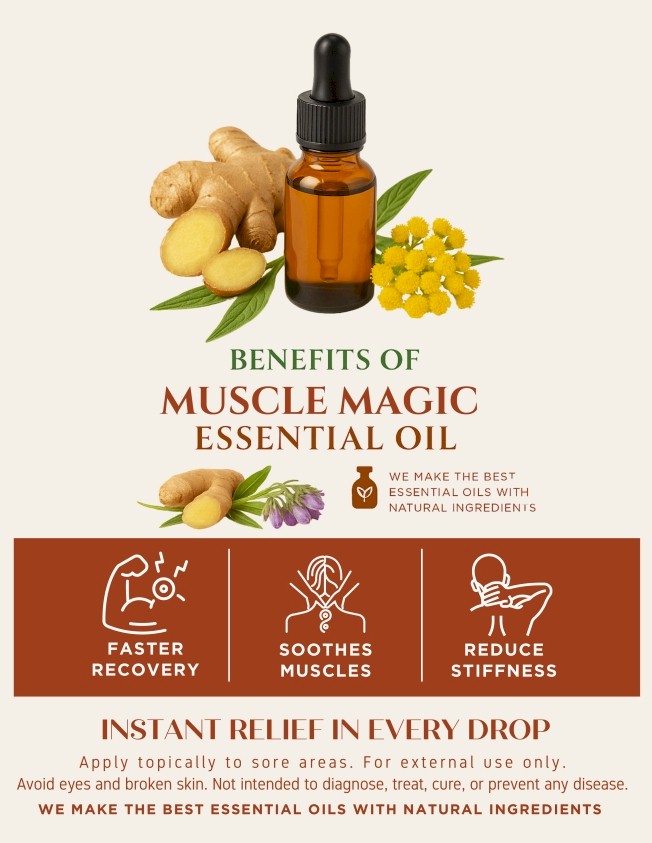 5ml Muscle Magic Essential Oil