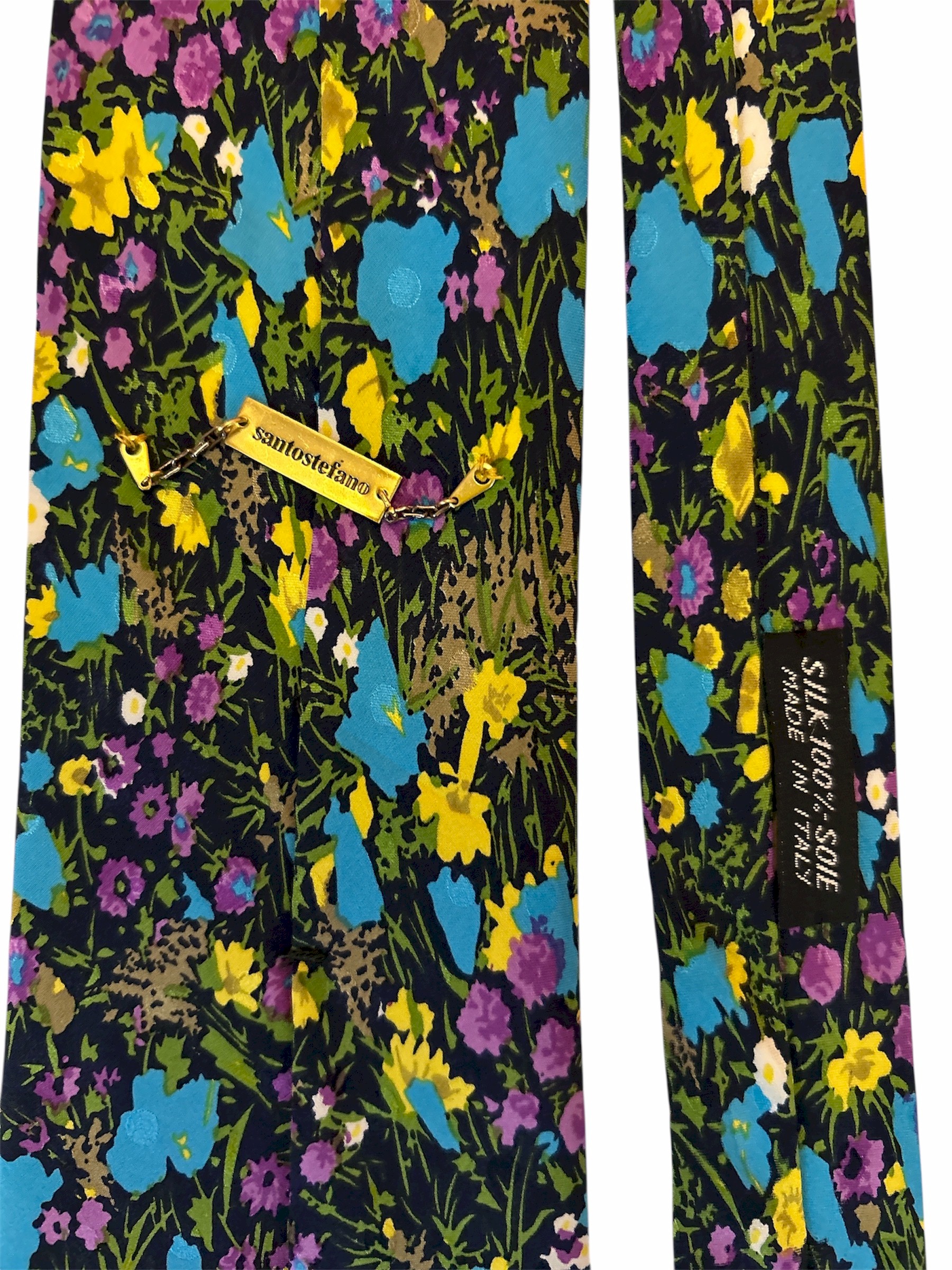 Men’s Santostefano 100% Silk Tie Made in Italy 60"
