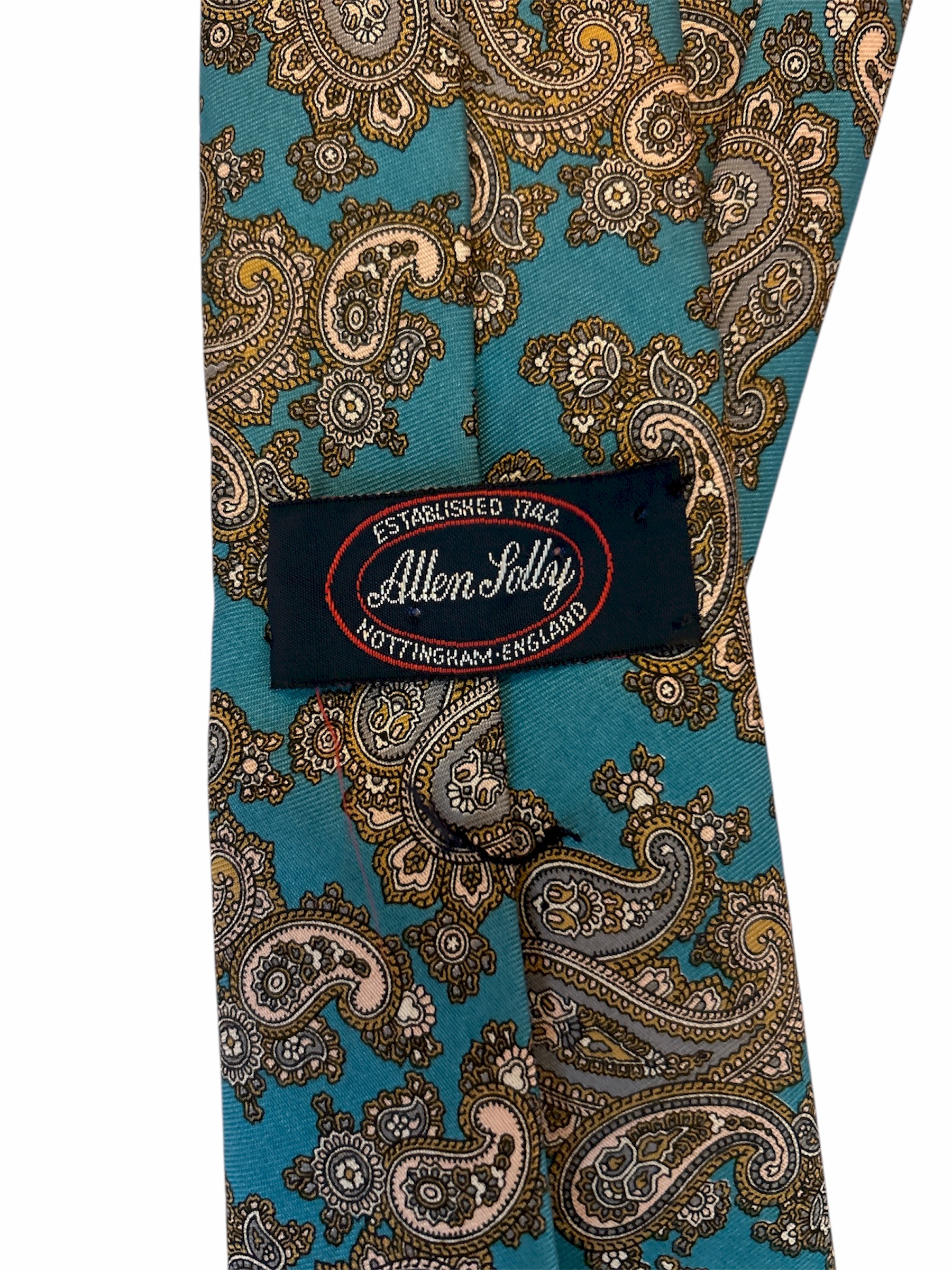 Men’s Allen Solly All Silk Tie Made in England 57"