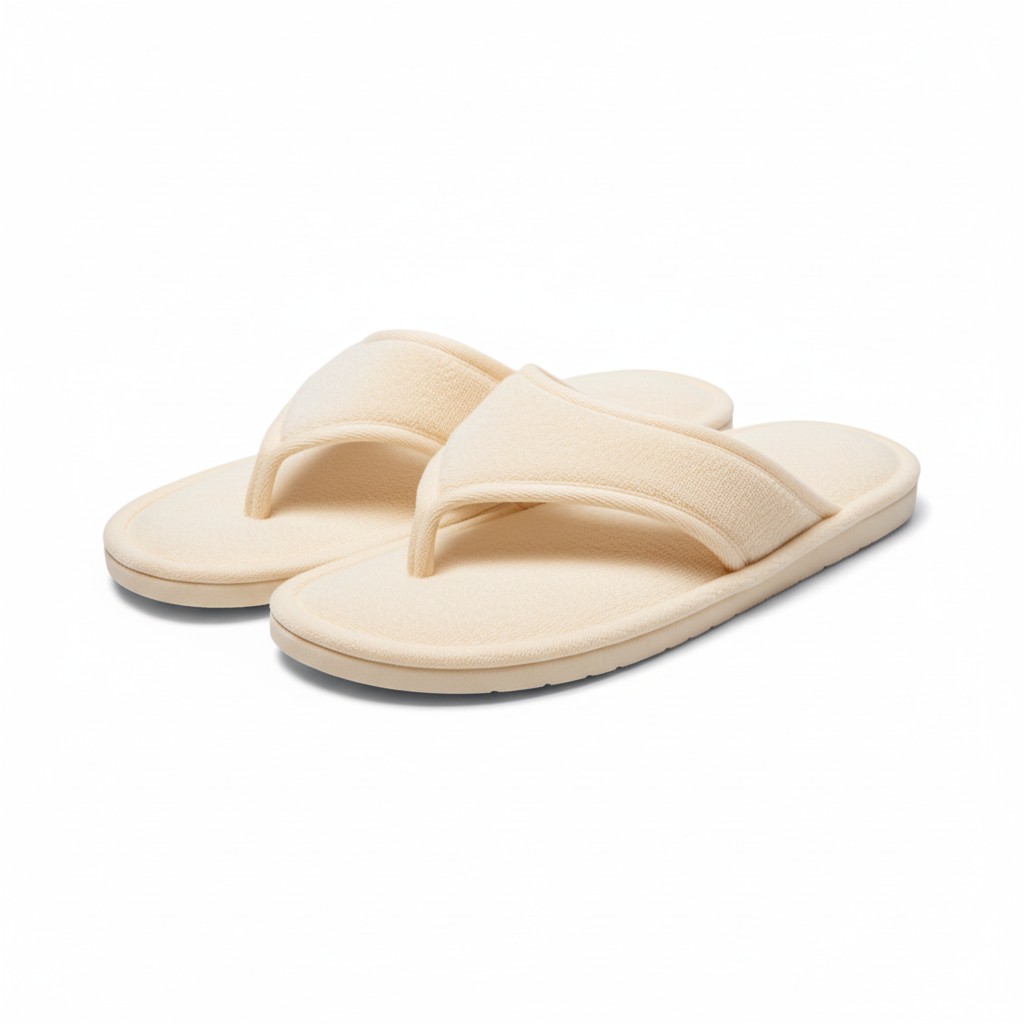 Women’s Terry Cloth Spa Flip Flop Slippers