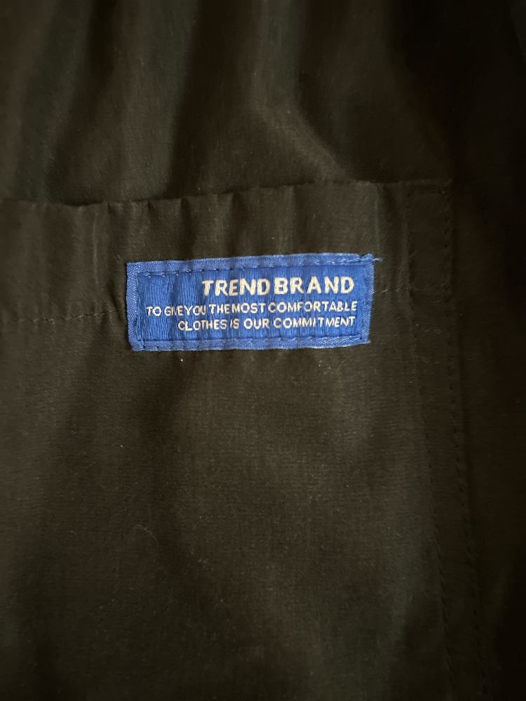 Men's Shein Joggers - Casual Black with Patch