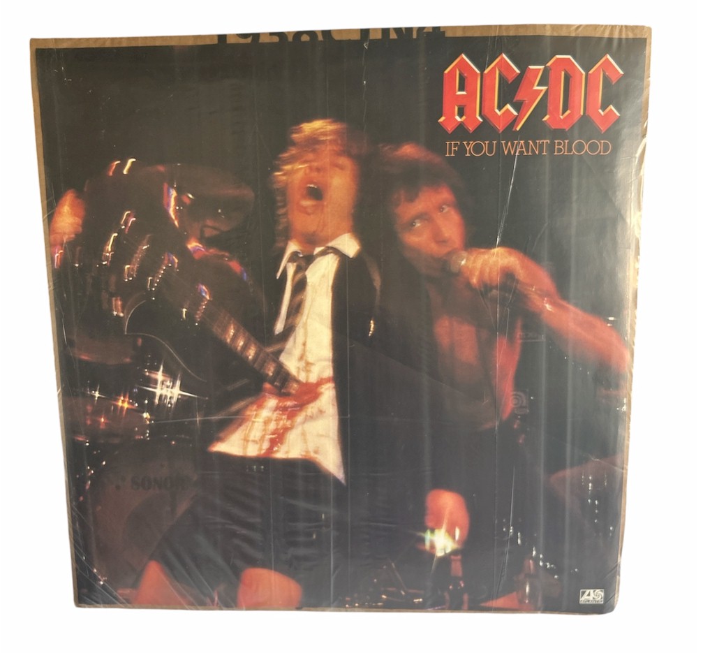 ACDC 'If You Want Blood' Promo Poster 23x23 VG