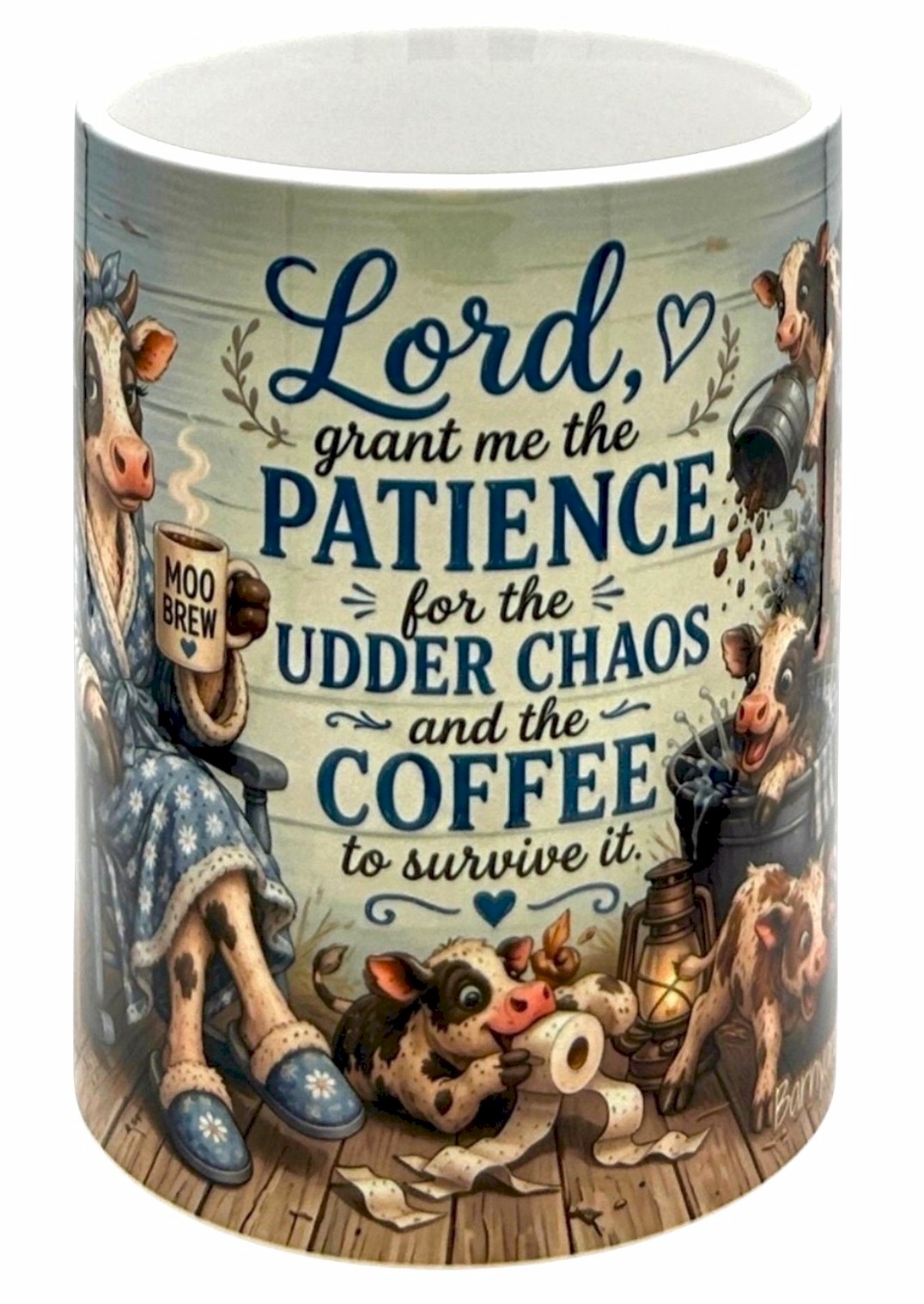  Cute Mama Cow Coffee Mug 15oz Funny Farmhouse Christian Gift Barnyard Brewers