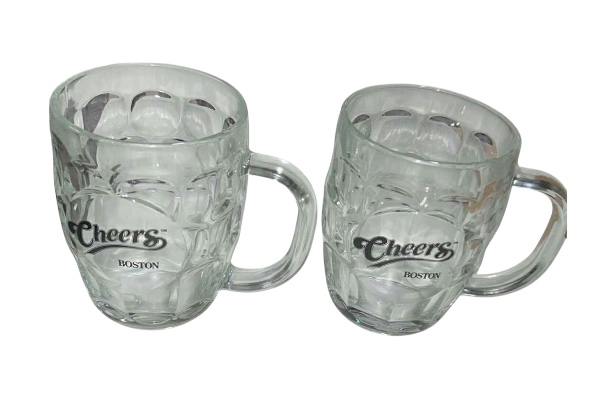 Authentic Cheers Beer Mug – glass (1 of 2) - (purchased from the actual Cheers Bar in Boston, MA)