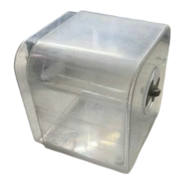 Clear expandable acrylic bread box