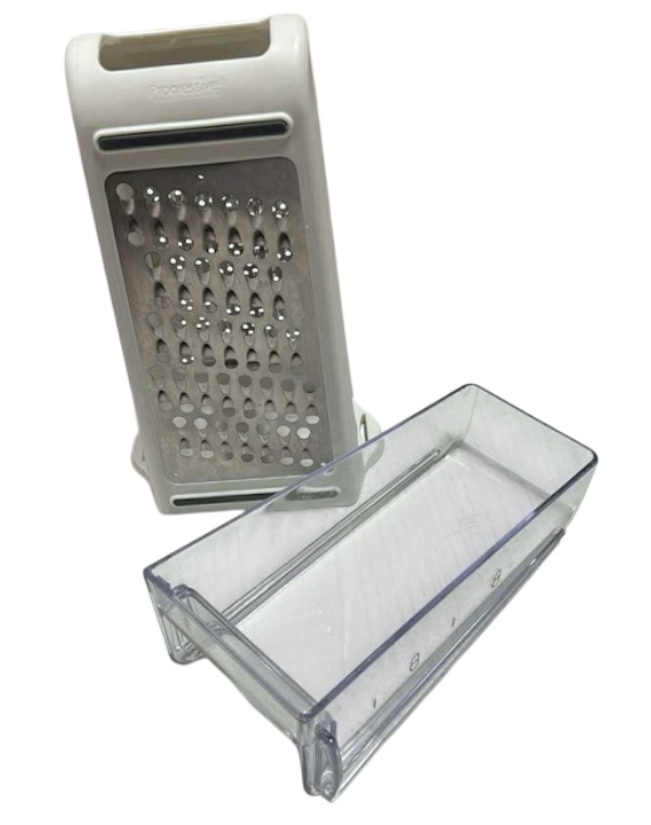 Box grater – 4-side metal with plastic handle