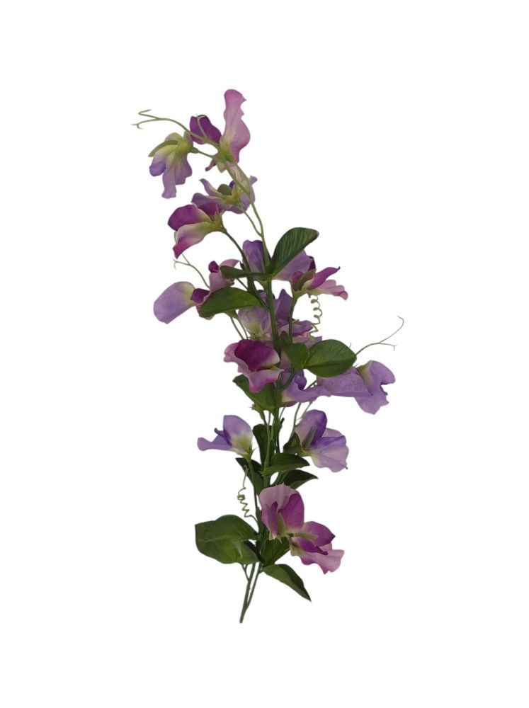Artificial Purple and Green Floral Stem