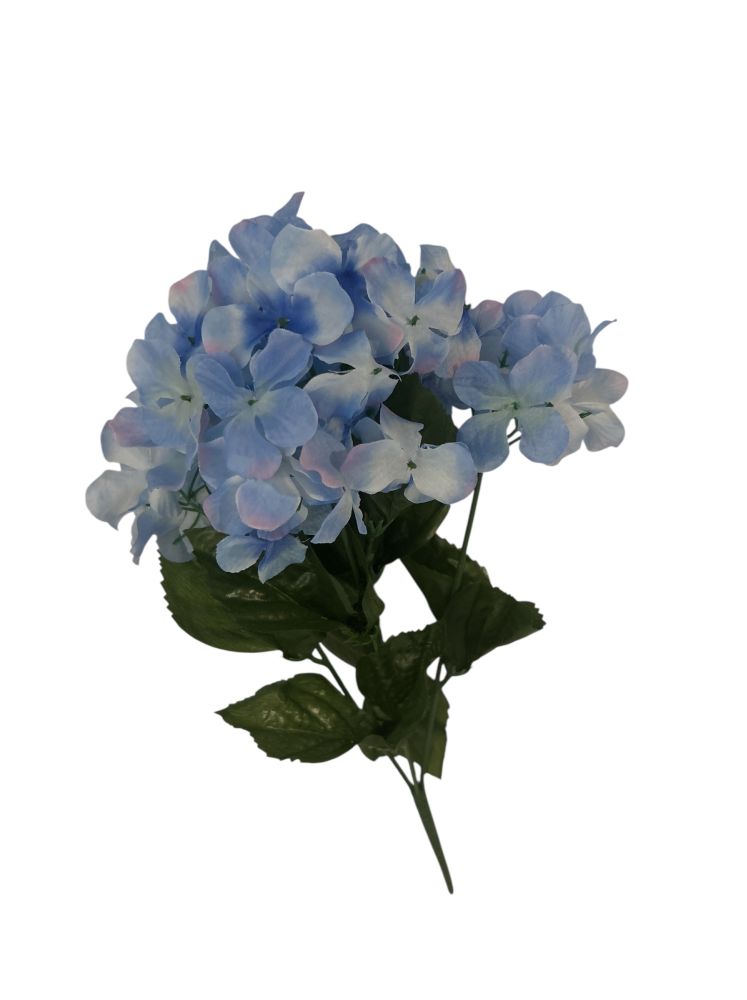 Artificial Blue Hydrangea Floral Bouquet