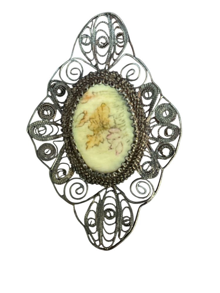 Antique Genuine Silver Pin