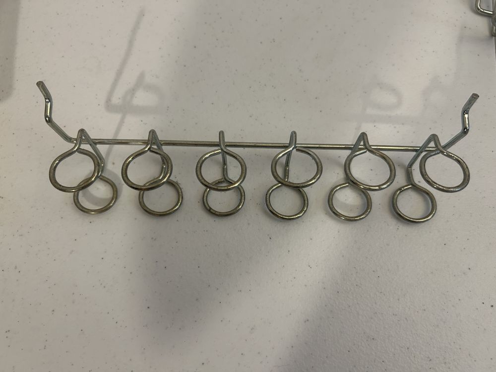 Pegboard Accessory Tool Holder Rack