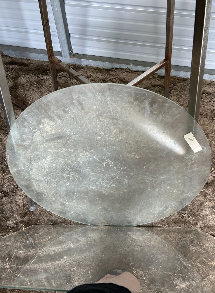 Glass Oval Table Top