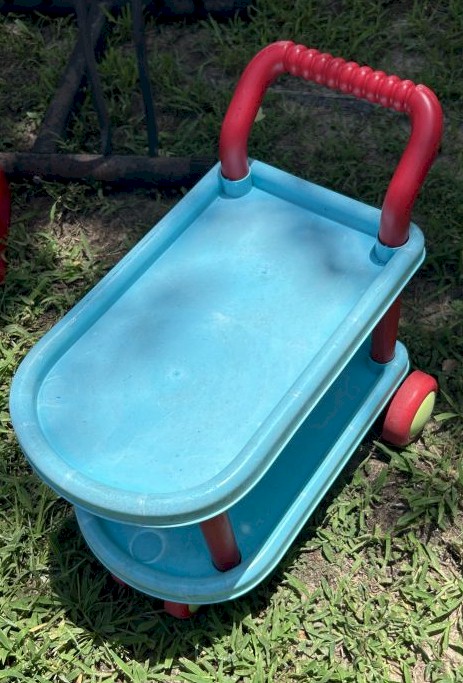 Child's Toy Cart with Handle