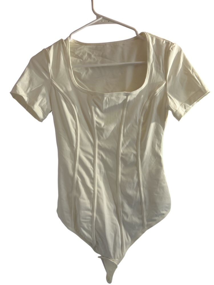 Women's Short Sleeve Bodysuit, Size S