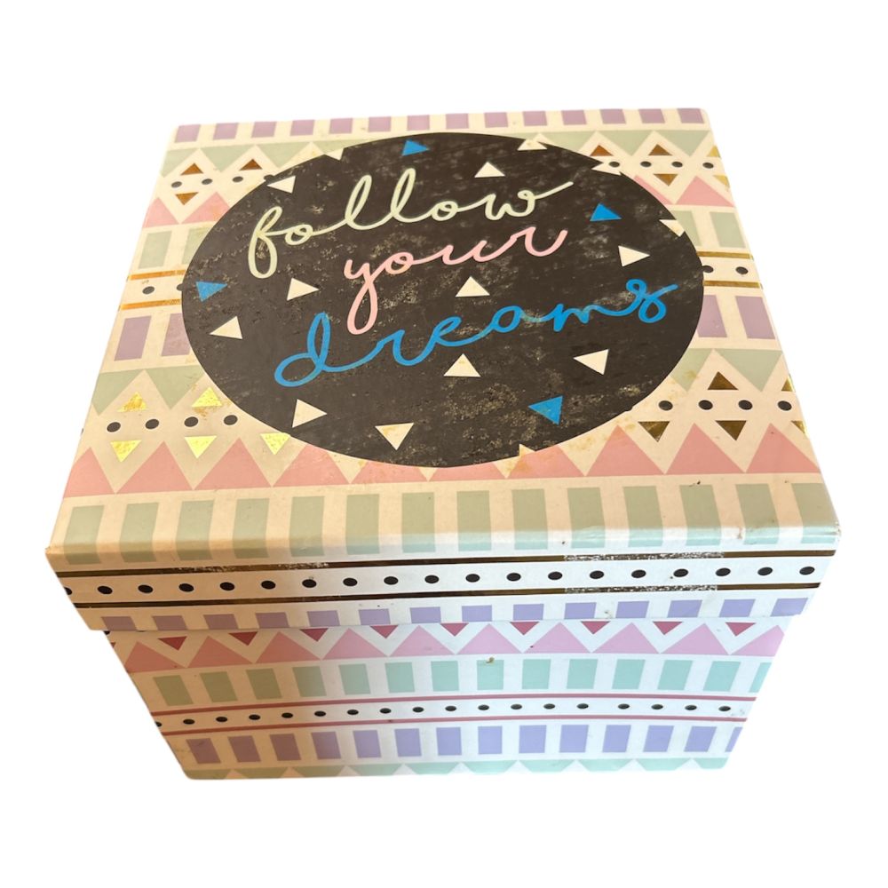 Decorative Heavy Cardboard Storage Box 10x7