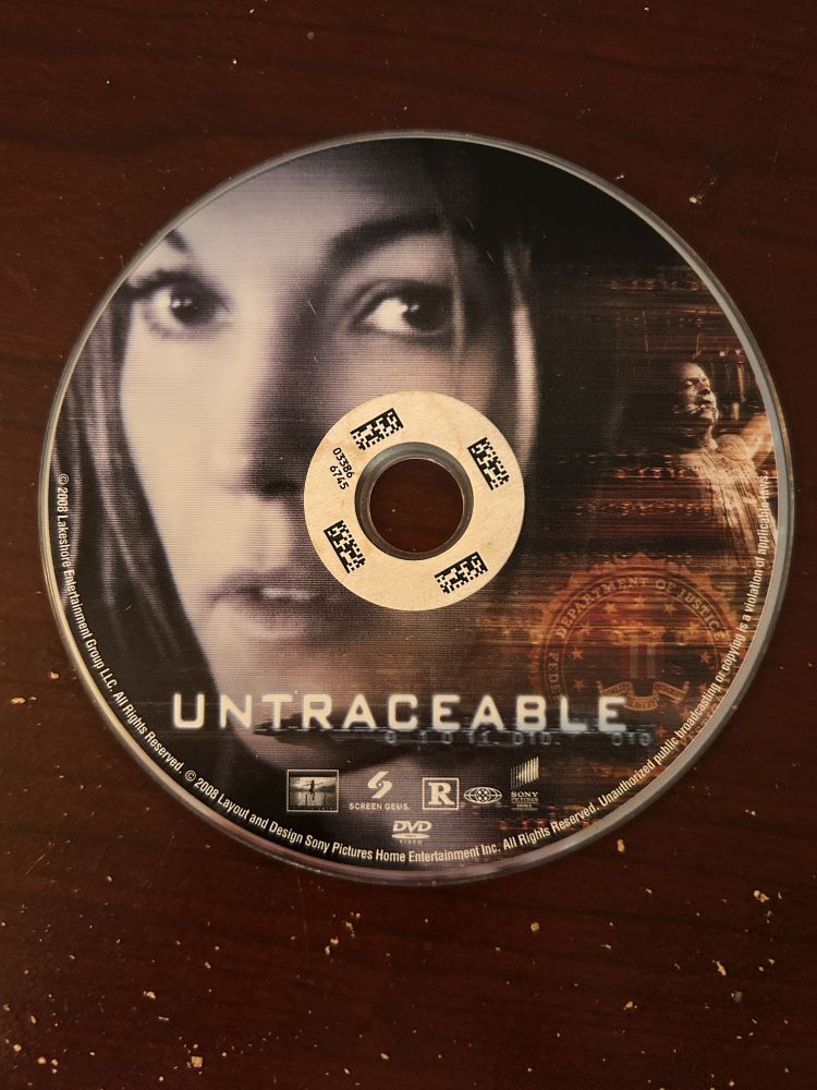 Untraceable DVD
