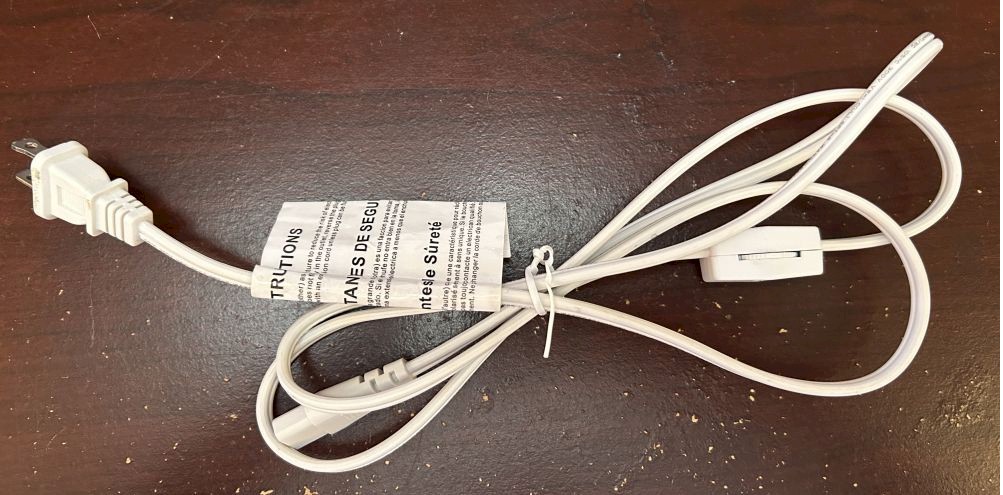 2 Prong Figure 8 Polarized Power Cord