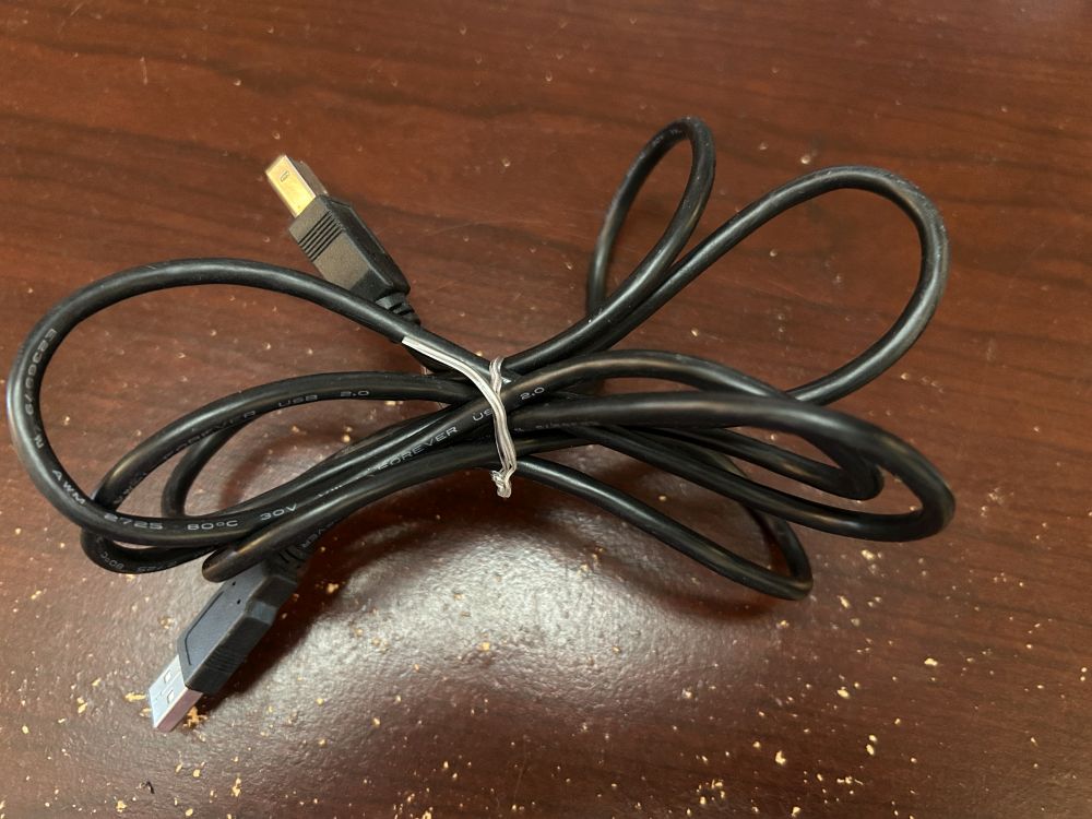 Printer Cord 3' USB Cable
