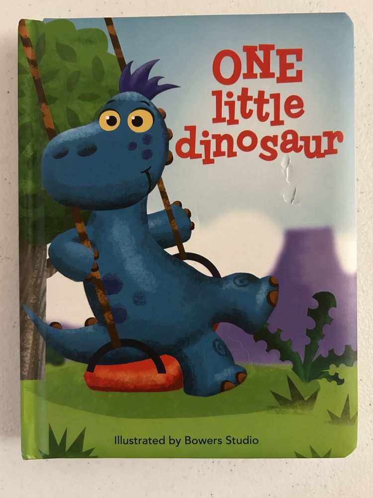 One Little Dinosaur Children's Board Book