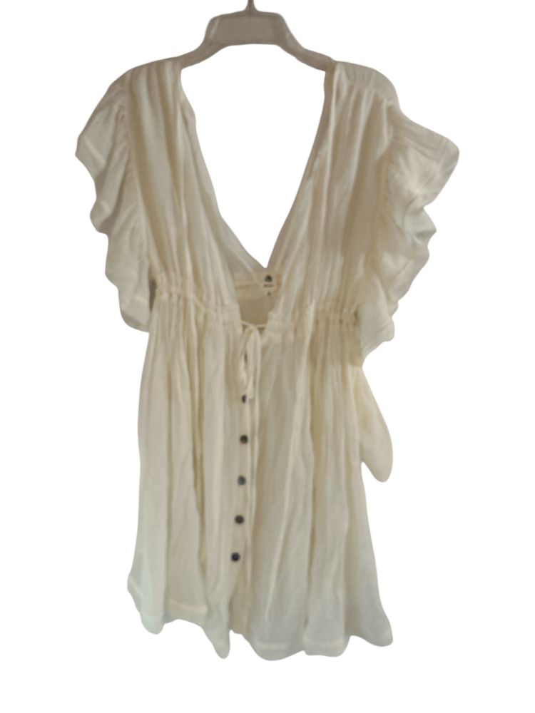 Flawless Women's Ruffled Button-Down Dress M