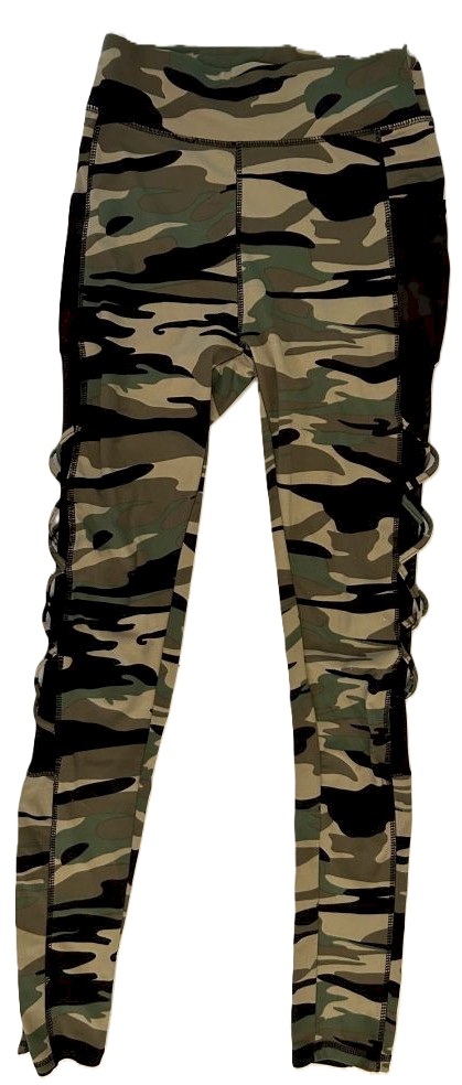Women's Camo Spandex Leggings - Size S