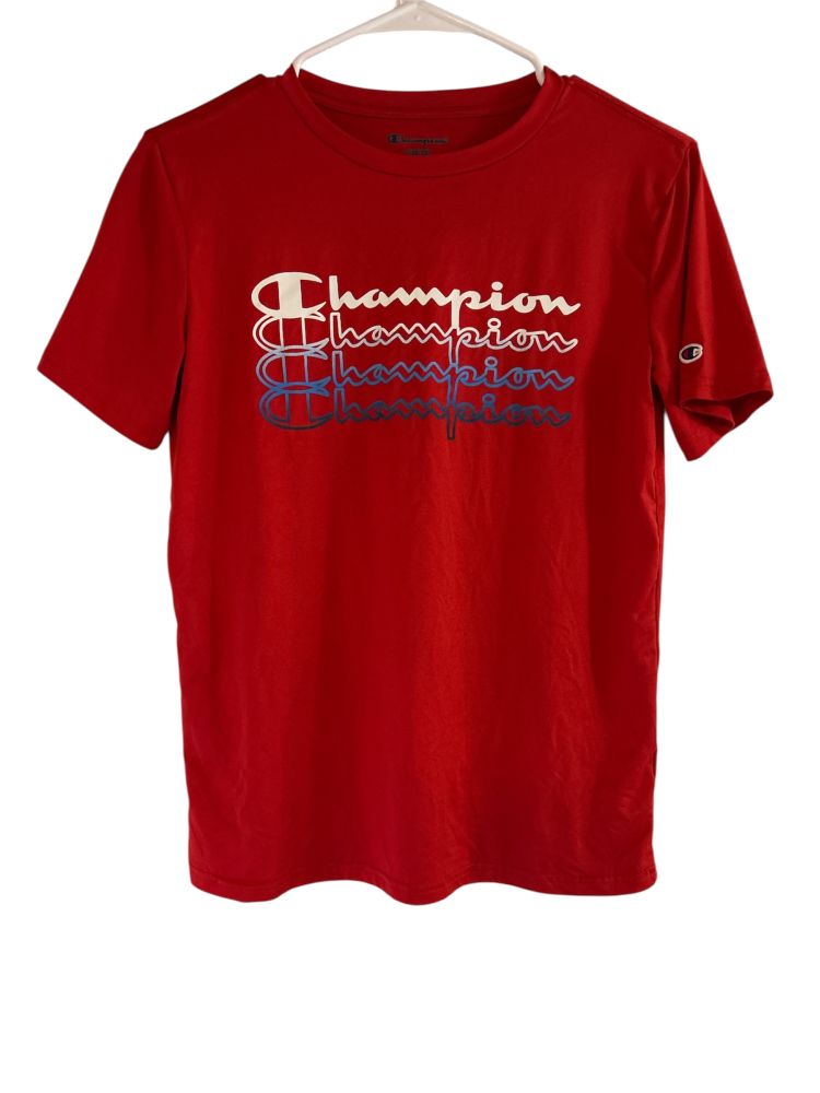 Champion Boys' Red Graphic T-Shirt Size 10-12