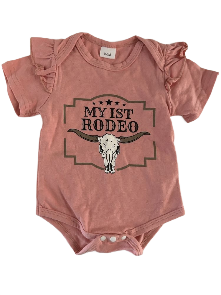Baby Rodeo Graphic Bodysuit 0-3 Mo