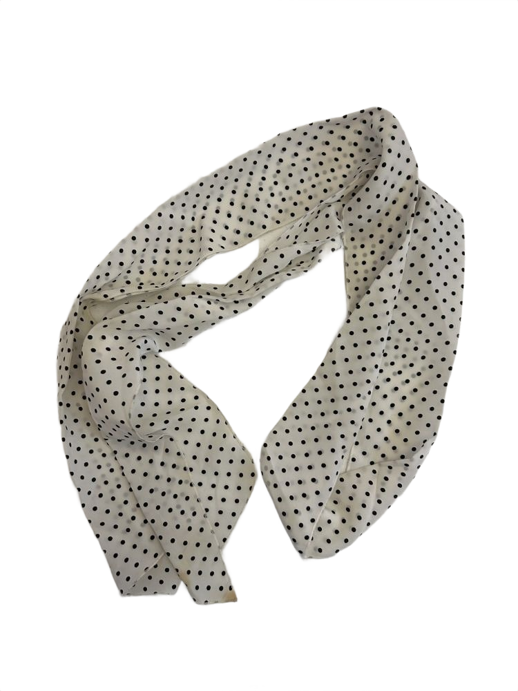 Scarf Polka Dot Scarf 76 Inch