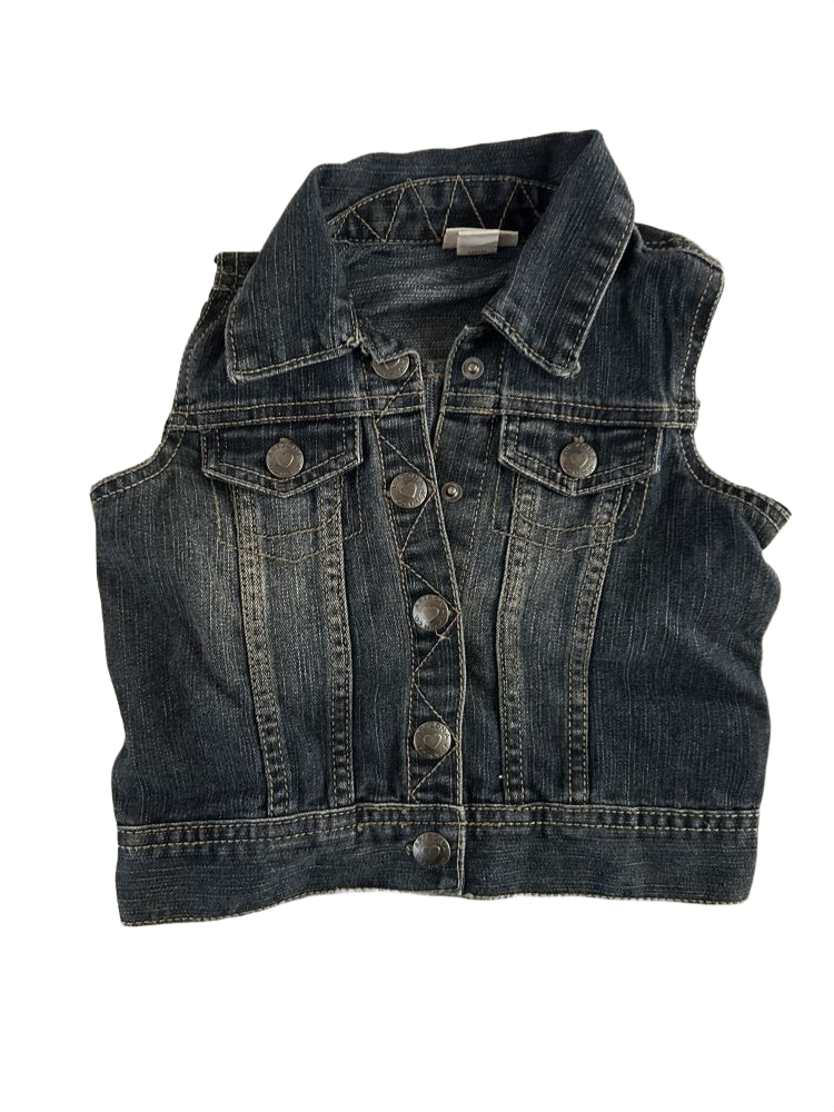 Arizona Jean Co. Girls' Denim Vest Size 3T