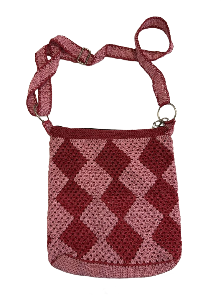 Acrylic Knit Tote Bag 12x10"