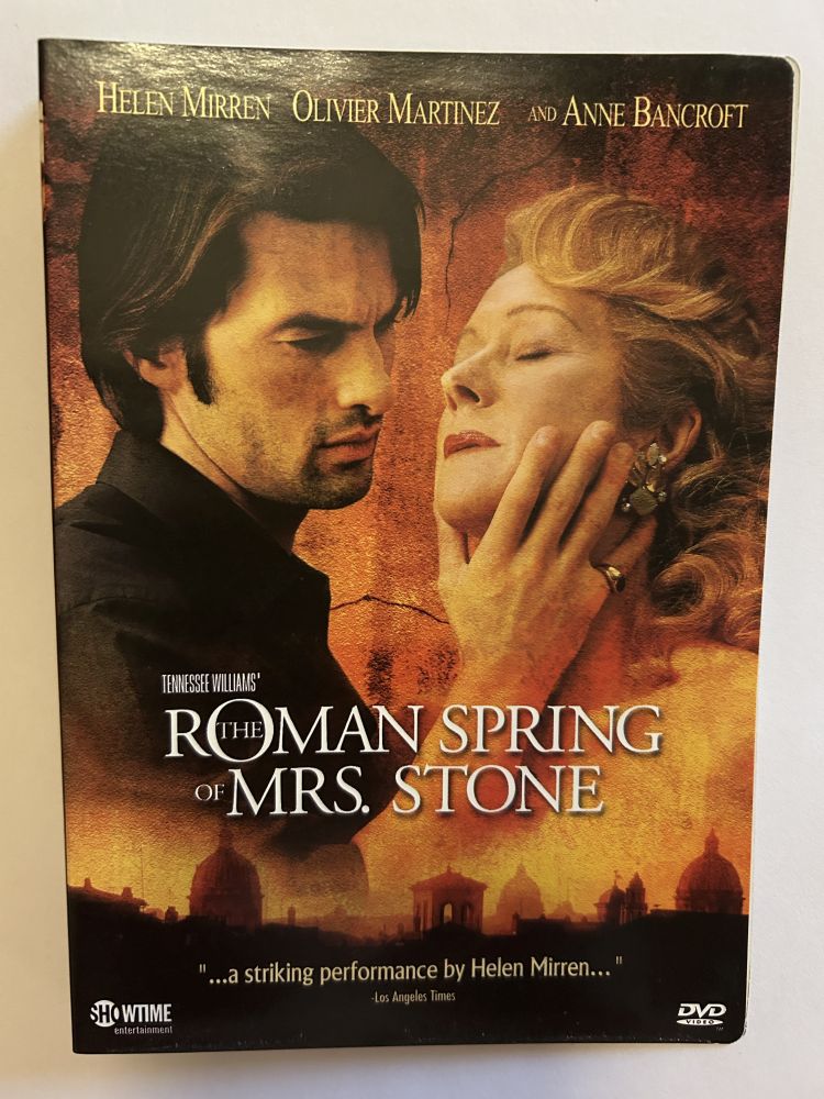 The Roman Spring of Mrs. Stone DVD Showtime