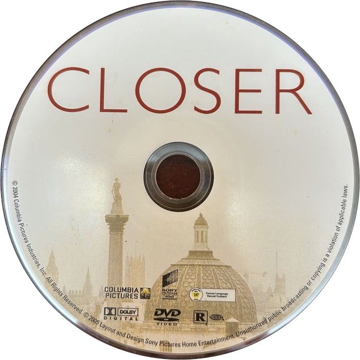 Closer DVD by Columbia Pictures