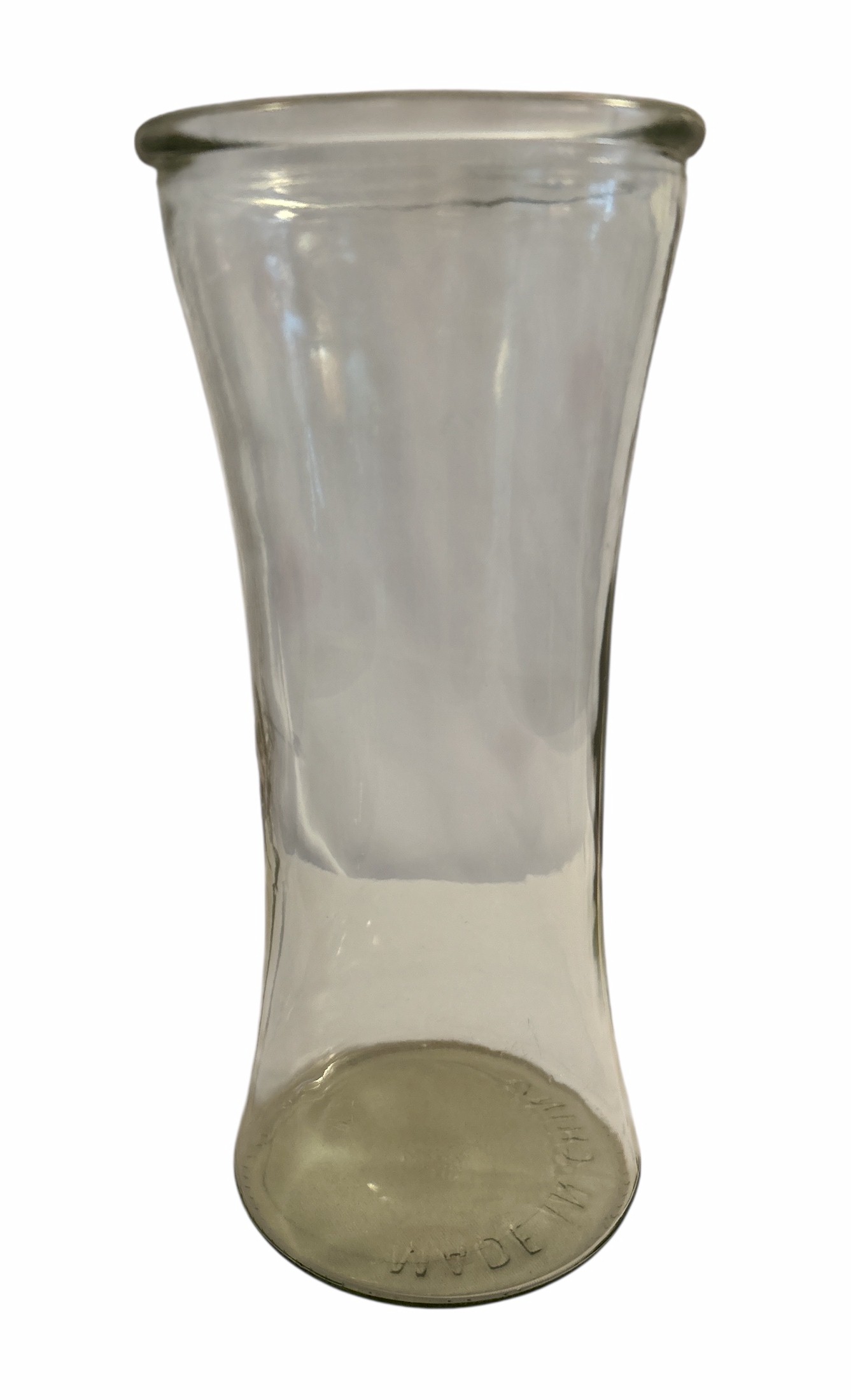 Tall Clear Glass Vase Classic Floral Display Vase 10" x4"