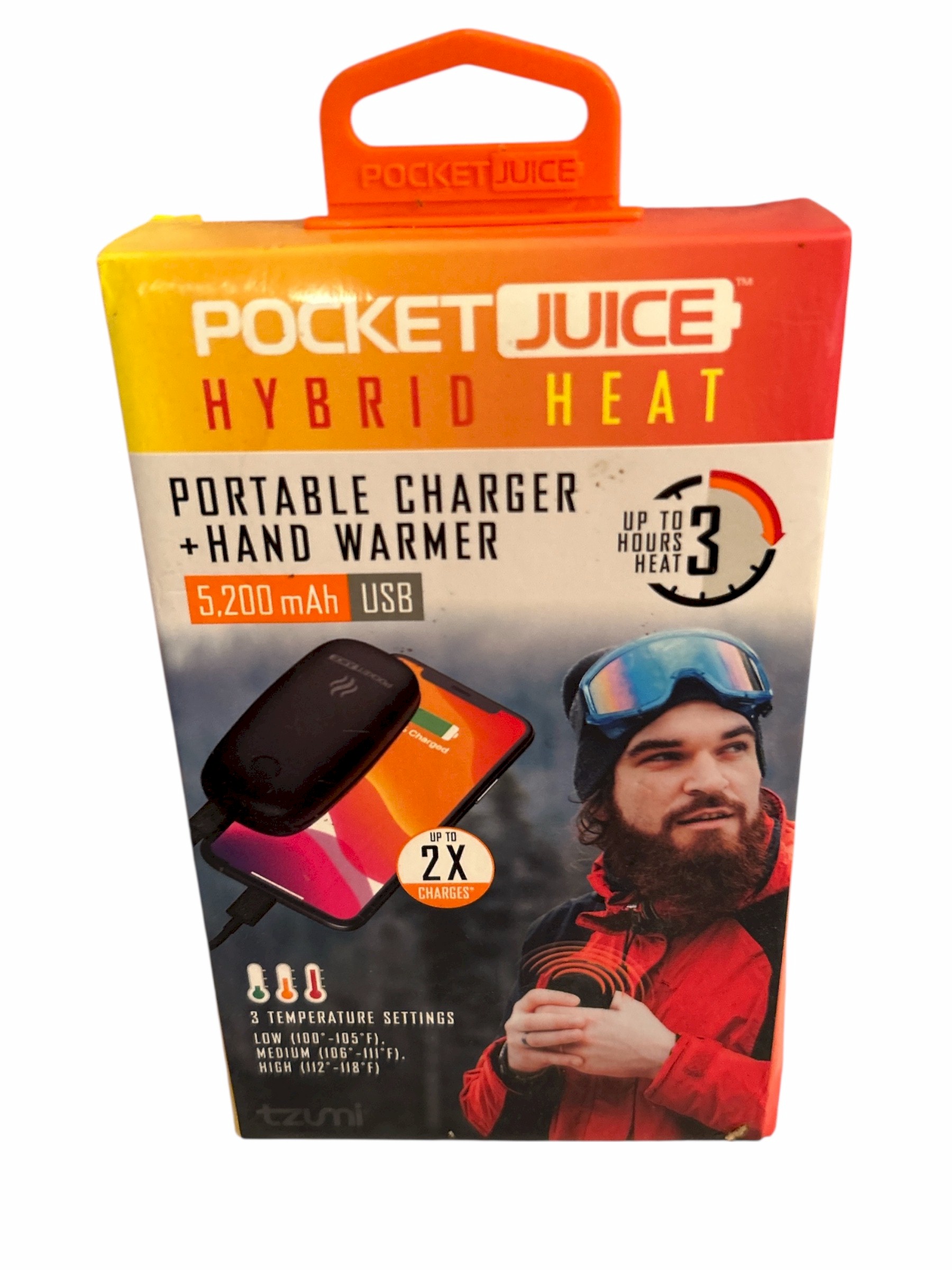 Pocket Juice Hybrid Heat Portable Charger and Hand Warmer