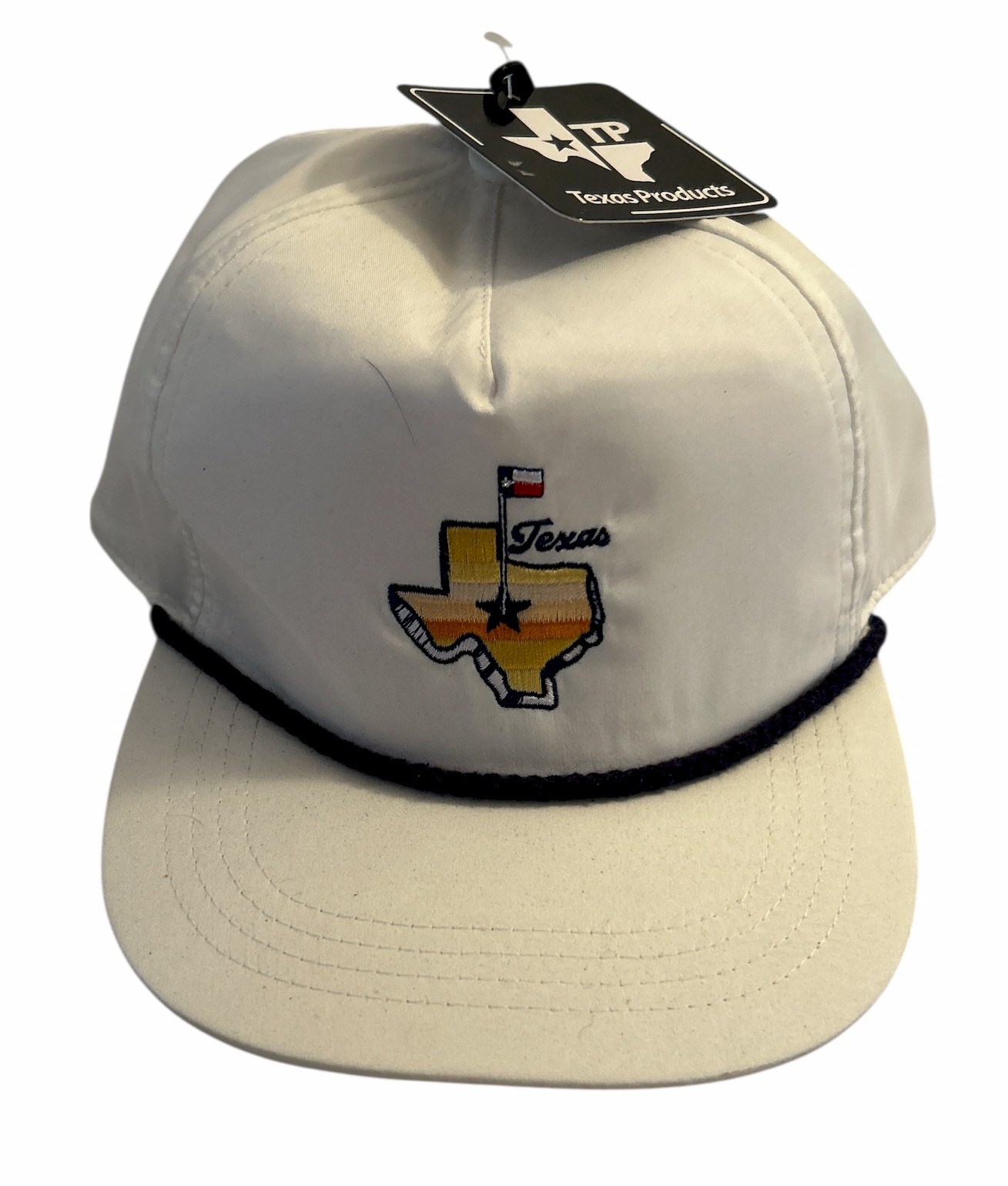 Men’s Texas State Flag Rope Hat Texas Products Adjustable