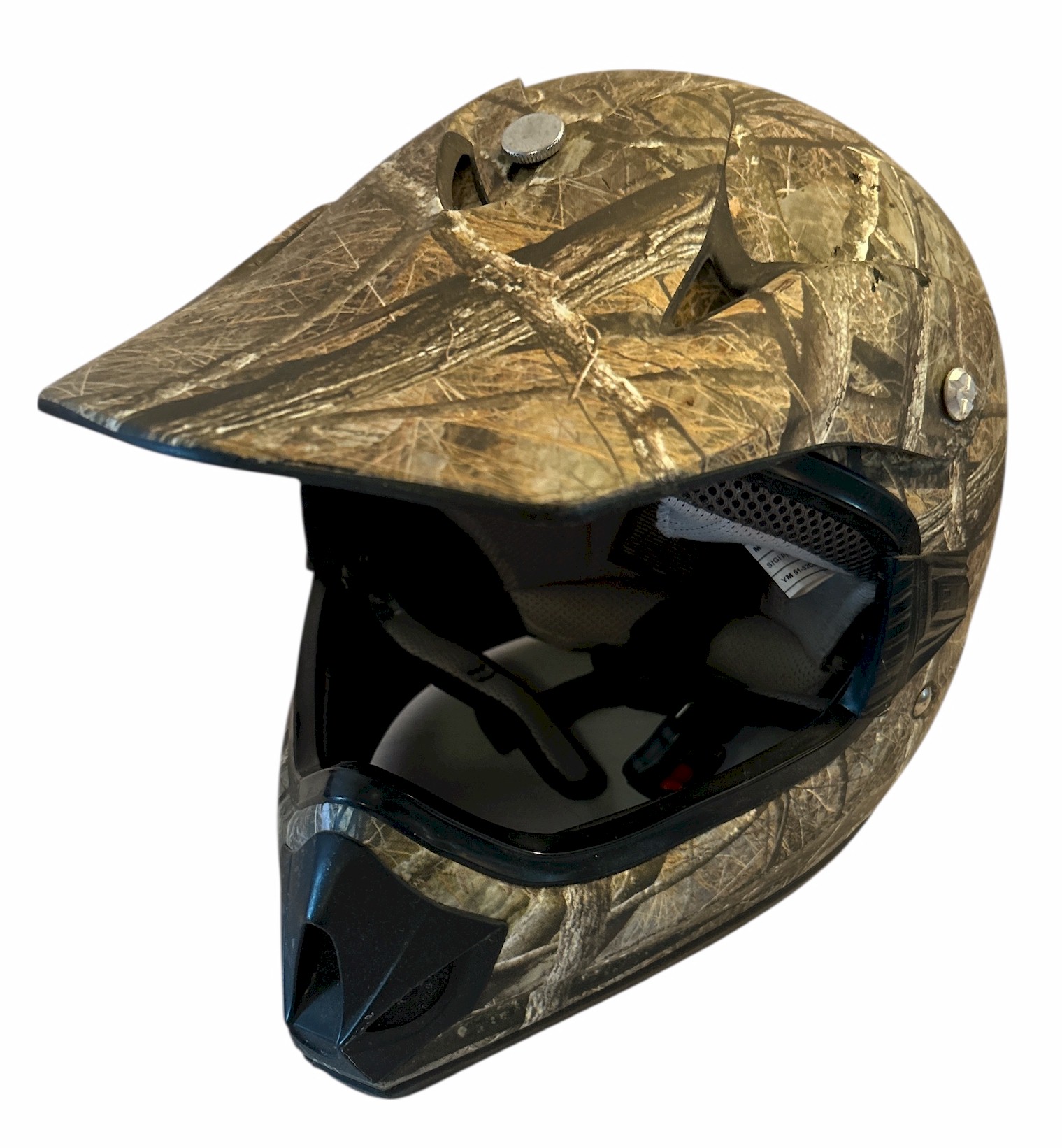 Youth Camo Motocross Helmet DOT Certified ATV Dirt Bike Helmet