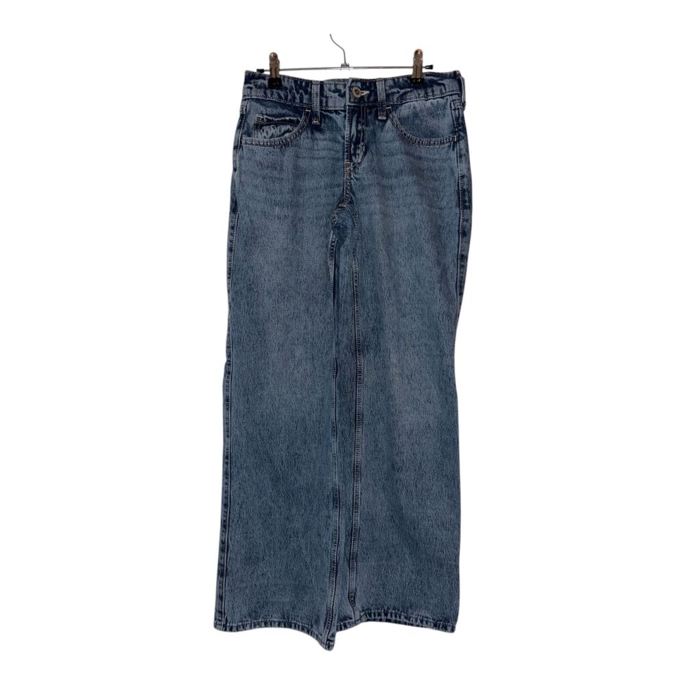 Women’s Hollister Low Rise Baggy Wide Leg Jeans Waist 25