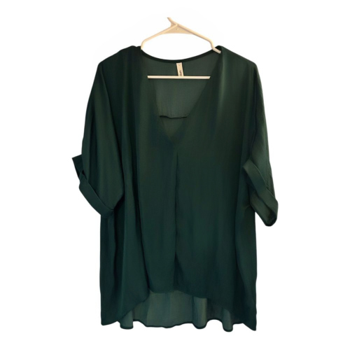 Women’s Glam Silky V Neck Blouse