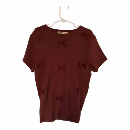 Women's NIK XIE T-Shirt with Bow Accents