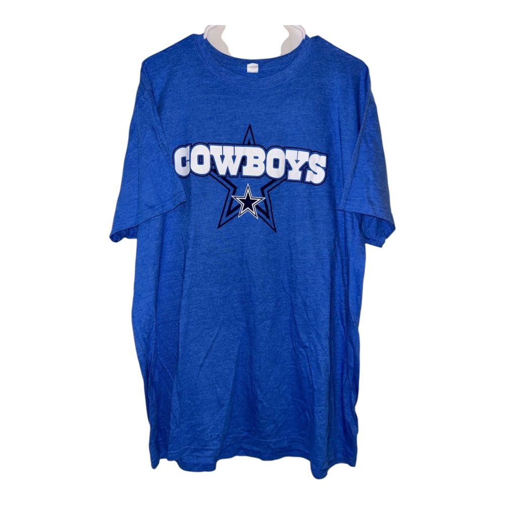 Unisex Cowboys Graphic T-Shirt - Bold Blue Design