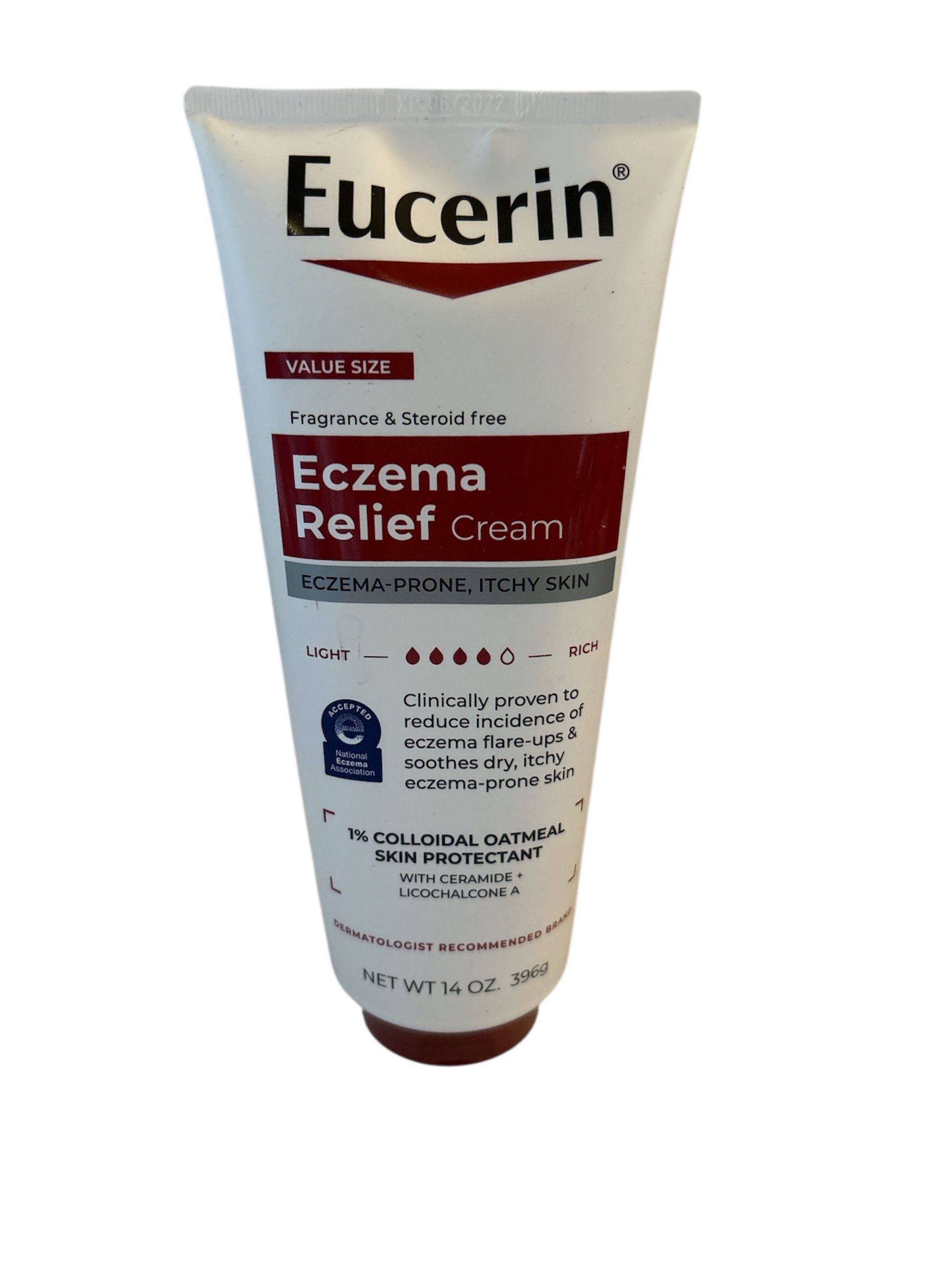 Eucerin Eczema Relief Cream Colloidal Oatmeal Skin Protectant Value Size