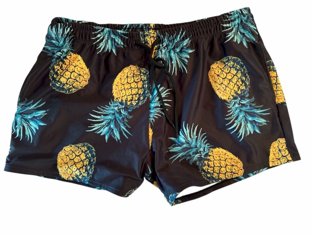 Women's Shekini Swim Shorts - Pineapple Print