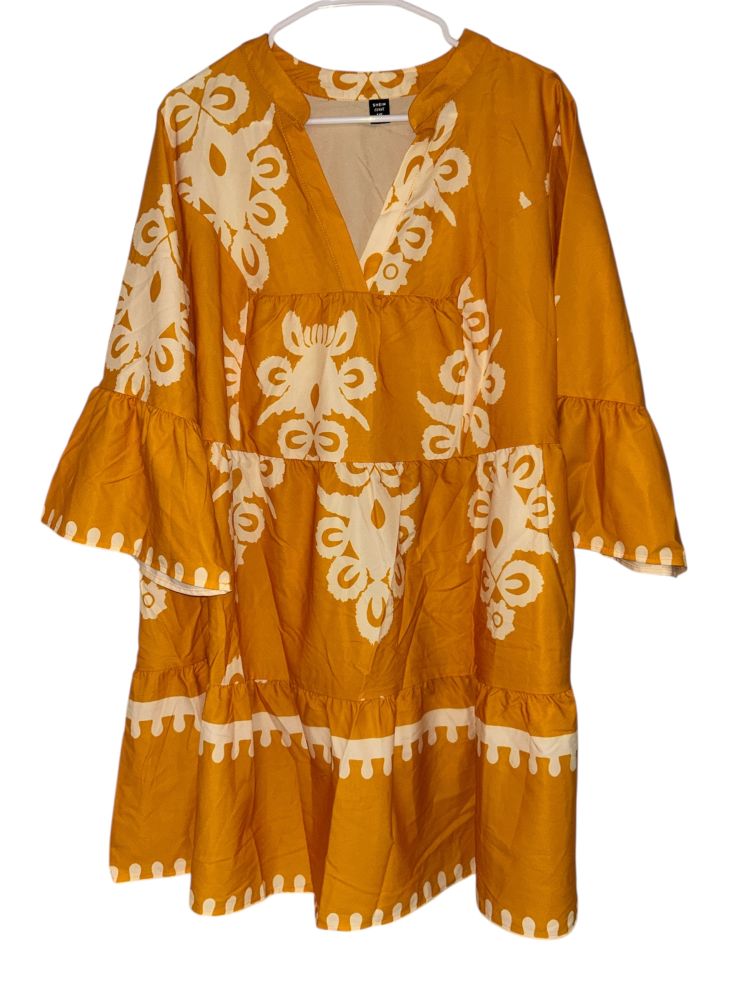 Women's Shein Curve Dress with Bold Floral Print