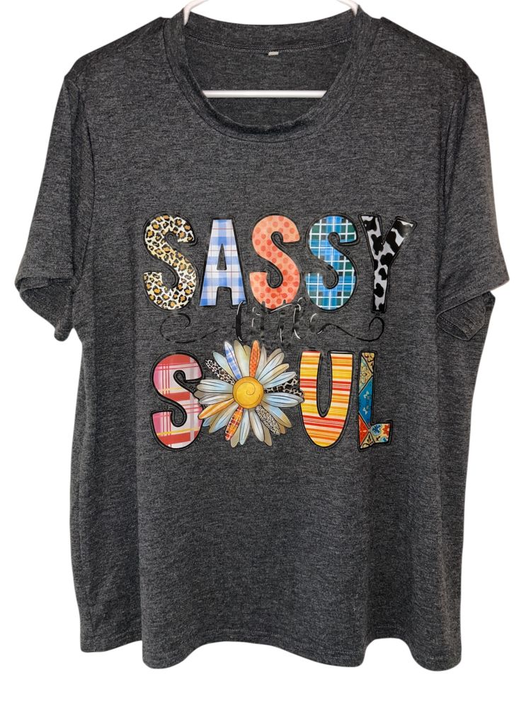 Women's Graphic Tee - "Sassy Little Soul" Design