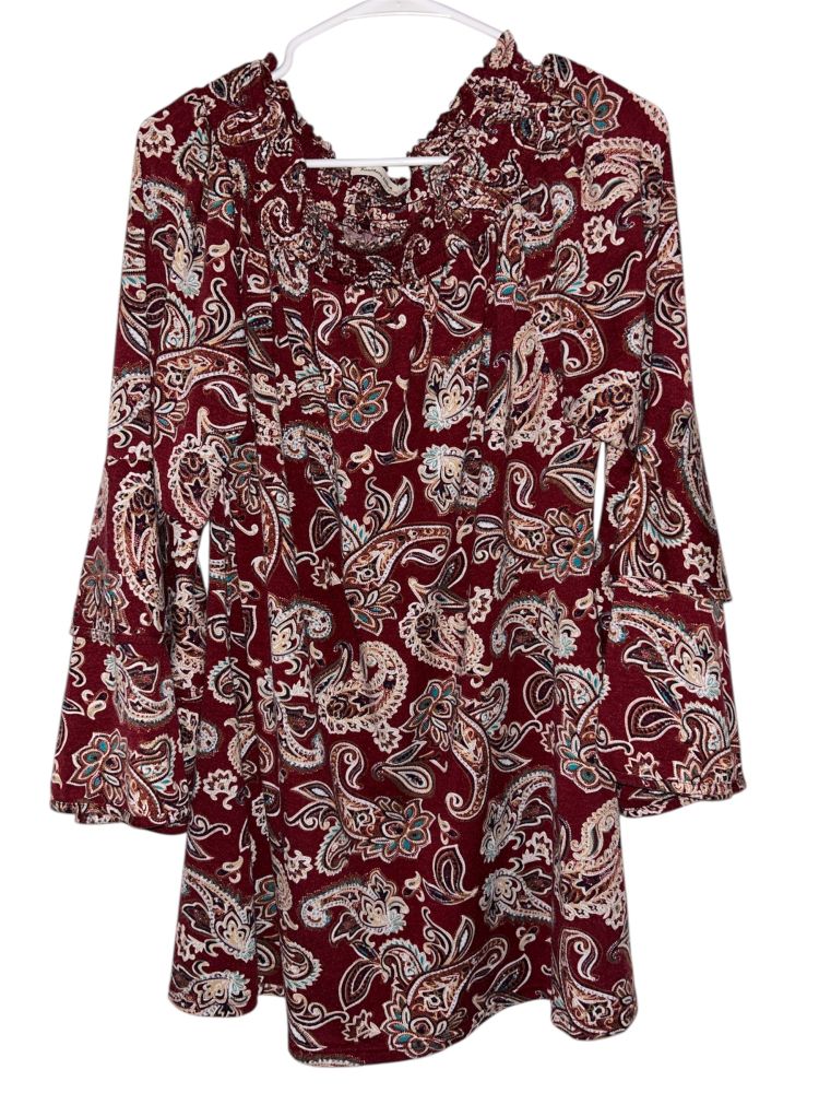 Women's Tunic by Southern Stitcha - Paisley Print