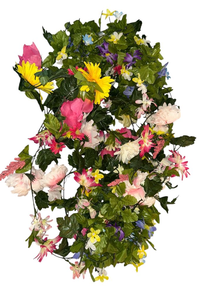 Silk Floral Garland - Asst'd