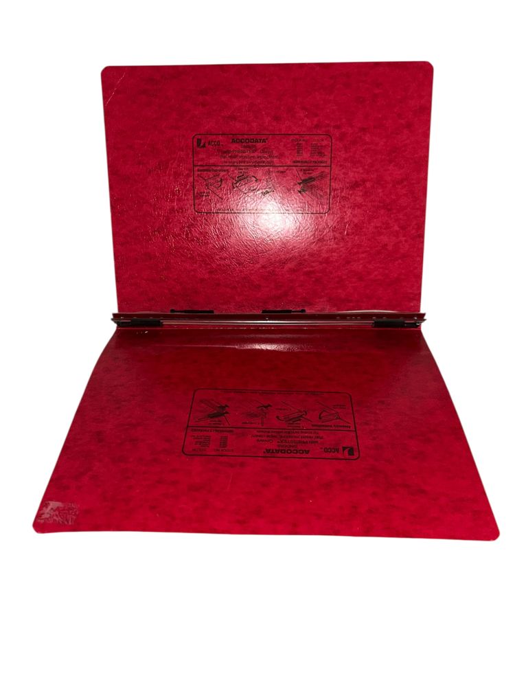 15.5"x12" - Acco Accodata Prestex Document Cover - Burgundy