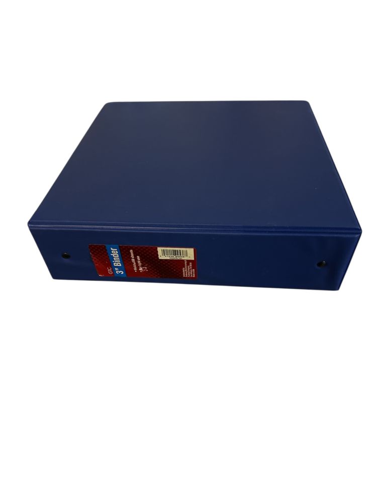 3" - 3-Inch 3-Ring Binder in Blue - Durable Storage