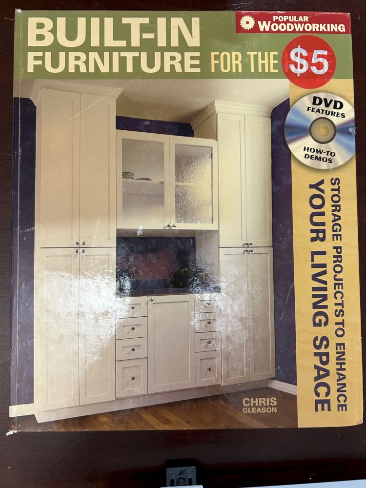 Built-In Furniture Book by Chris Gleason with DVD